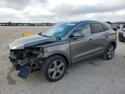 Salvage cars for sale from Copart San Antonio, TX: 2017 Lincoln MKC Premiere