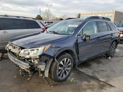 Salvage cars for sale from Copart Littleton, CO: 2016 Subaru Outback 3.6R Limited