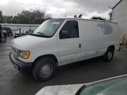 Ford Econoline e150 van salvage cars for sale: 2002 Ford Econoline E150 Van