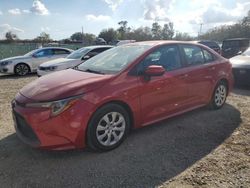 Toyota Corolla salvage cars for sale: 2021 Toyota Corolla LE