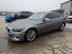 Salvage cars for sale from Copart Memphis, TN: 2019 Infiniti Q50 Luxe