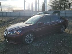 Honda Accord salvage cars for sale: 2015 Honda Accord LX