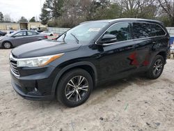 Vehiculos salvage en venta de Copart Knightdale, NC: 2016 Toyota Highlander XLE