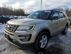 Salvage cars for sale from Copart East Granby, CT: 2017 Ford Explorer XLT
