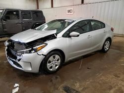 Salvage cars for sale from Copart Lansing, MI: 2017 KIA Forte LX