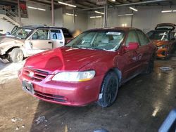 Honda Accord salvage cars for sale: 2001 Honda Accord LX