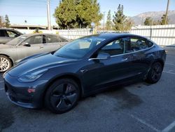 Salvage cars for sale from Copart Rancho Cucamonga, CA: 2018 Tesla Model 3