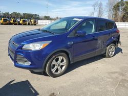 Salvage cars for sale from Copart Dunn, NC: 2016 Ford Escape SE