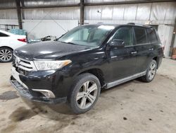 Toyota Highlander salvage cars for sale: 2012 Toyota Highlander Limited