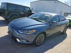 Ford Fusion salvage cars for sale: 2018 Ford Fusion TITANIUM/PLATINUM