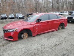 Honda Accord salvage cars for sale: 2021 Honda Accord Sport