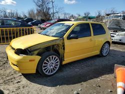 Volkswagen salvage cars for sale: 2003 Volkswagen GTI 20TH Anniversary