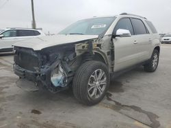 Salvage cars for sale from Copart Grand Prairie, TX: 2014 GMC Acadia SLT-1