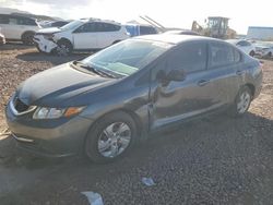 Honda Civic salvage cars for sale: 2013 Honda Civic LX