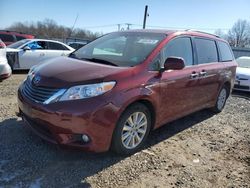 Toyota Sienna xle salvage cars for sale: 2012 Toyota Sienna XLE