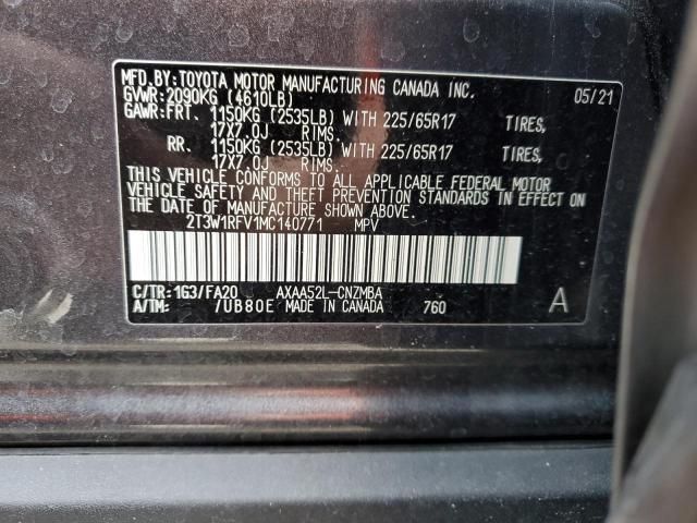 2021 Toyota Rav4 xle