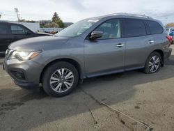 Nissan salvage cars for sale: 2018 Nissan Pathfinder S