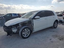 Volkswagen Golf salvage cars for sale: 2016 Volkswagen Golf S/SE