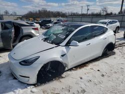 Tesla Model y salvage cars for sale: 2021 Tesla Model Y