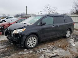 Toyota Sienna xle salvage cars for sale: 2015 Toyota Sienna XLE