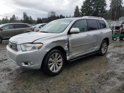 Toyota salvage cars for sale: 2008 Toyota Highlander Hybrid Limited