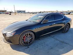 Salvage cars for sale from Copart Grand Prairie, TX: 2016 Maserati Ghibli S