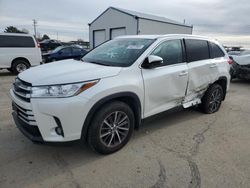 Toyota Highlander salvage cars for sale: 2019 Toyota Highlander SE