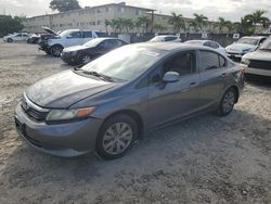 Honda Civic Vehiculos salvage en venta: 2012 Honda Civic LX