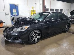 Honda Accord salvage cars for sale: 2016 Honda Accord Sport