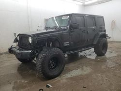 Jeep Wrangler salvage cars for sale: 2014 Jeep Wrangler Unlimited Sport