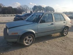 Volkswagen salvage cars for sale: 1992 Volkswagen Golf GL