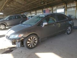 Honda Civic salvage cars for sale: 2010 Honda Civic EX