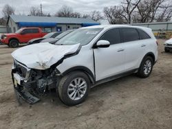 Salvage cars for sale from Copart Wichita, KS: 2020 KIA Sorento L