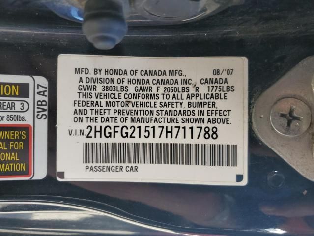 2007 Honda Civic SI