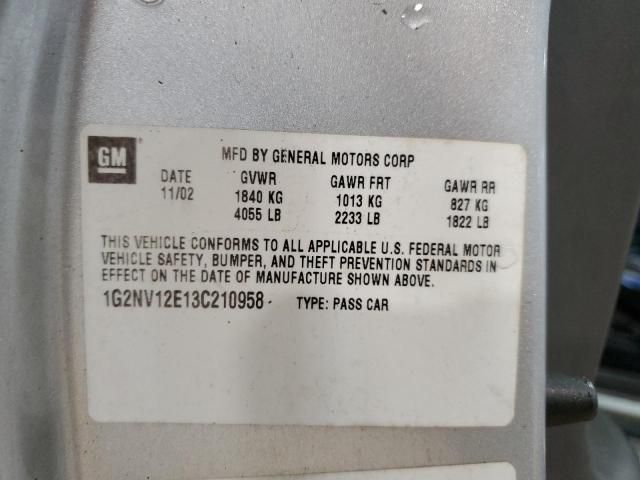 2003 Pontiac Grand AM GT1