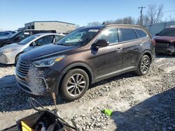 Hyundai Santa fe salvage cars for sale: 2017 Hyundai Santa FE SE