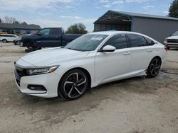 Honda Accord salvage cars for sale: 2018 Honda Accord Sport