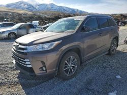 Salvage cars for sale from Copart Reno, NV: 2017 Toyota Highlander SE