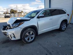 Toyota Highlander salvage cars for sale: 2019 Toyota Highlander Limited