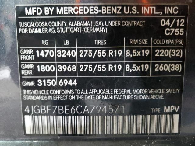 2012 Mercedes-Benz GL 450 4matic