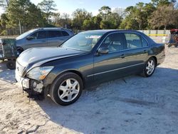 Salvage cars for sale from Copart Fort Pierce, FL: 2004 Lexus LS 430