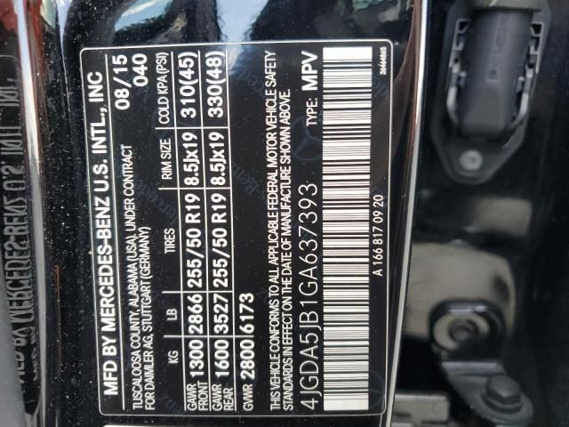 2016 Mercedes-Benz GLE 350