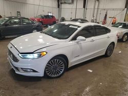 Ford salvage cars for sale: 2018 Ford Fusion TITANIUM/PLATINUM HEV