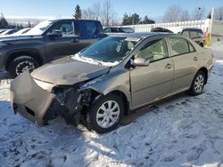 Salvage cars for sale from Copart Bowmanville, ON: 2010 Toyota Corolla Base