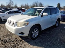 Salvage cars for sale from Copart Portland, OR: 2008 Toyota Highlander