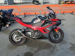Kawasaki ex500 a salvage cars for sale: 2024 Kawasaki EX500 A