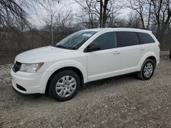 Salvage cars for sale from Copart Cicero, IN: 2018 Dodge Journey SE