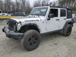 Jeep Wrangler salvage cars for sale: 2016 Jeep Wrangler Unlimited Sport