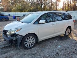 Toyota Sienna xle salvage cars for sale: 2015 Toyota Sienna XLE