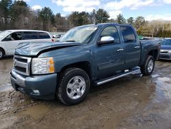 Salvage trucks for sale at Mendon, MA auction: 2010 Chevrolet Silverado K1500 LT